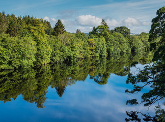 Landscape of the Tweed valley, Scotland