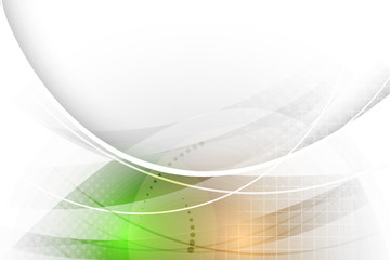 Poster - Abstract vector futuristic background with wavy pattern.