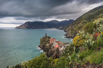 Vernazza village in Cinque Terre, Italy