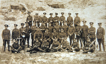 British Regiment Group Photo 1940th. English Vintage Photo