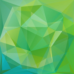 abstract background consisting of green triangles