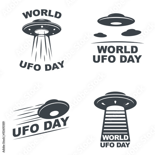 world ufo day Wallpaper Mural