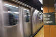 34 St - Penn Station subway sign in New York City Manhattan stat
