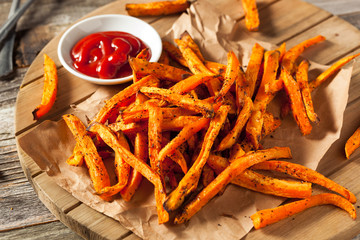 Healthy Homemade Baked Sweet Potato Fries