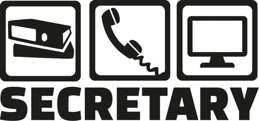 Sticker - Secretary equipment