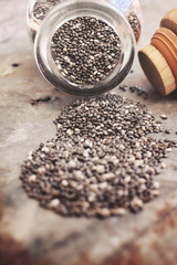 Canvas Print - Chia seeds