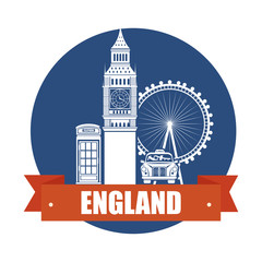 Sticker - england culture design, vector illustration eps10 graphic 