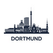 Dortmund Skyline Emblem