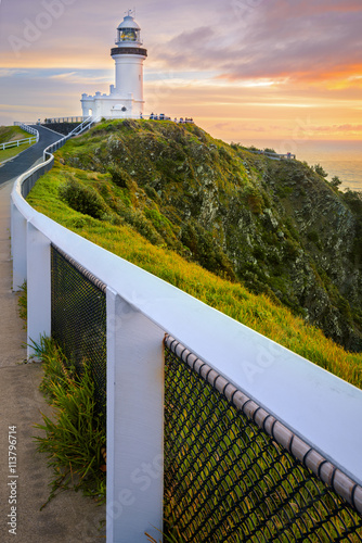 Fotomural Sunrise at Cape Byron. Vertical Frame.
