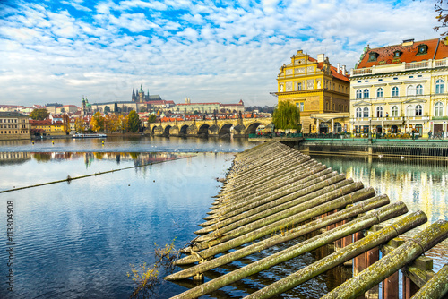 Fotografija Prague, Charles Bridge and Mala Strana.
