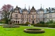 View on the castle Buckeburg from a garden inLower Saxony. Germany