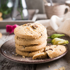 Wall Mural - Chocolate chip cookies