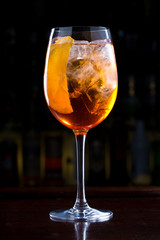 Wall Mural - Classic Aperol Spritz Cocktail