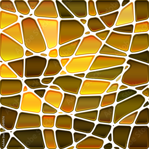 Naklejka - mata magnetyczna na lodówkę abstract vector stained-glass mosaic background