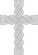 Historic croatian traditional national interlace or wattle style crosses, so called 