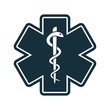 life star medical snake icon