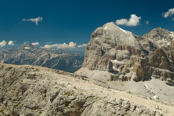 Wall Mural - Dolomites mountain landscape