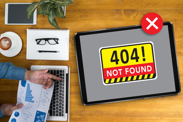 Poster - Not Found 404 Error Failure Warning Problem