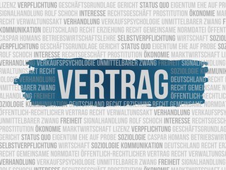 Canvas Print - Vertrag