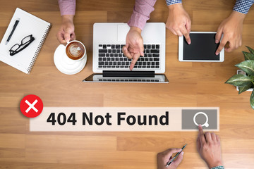 Poster - Not Found 404 Error Failure Warning Problem