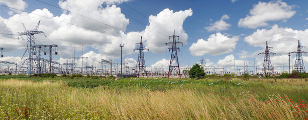 High voltage substation