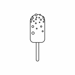 Wall Mural - Ice Cream icon, outline style