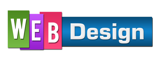 Wall Mural - Web Design Colorful Stripes Bar 