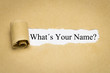What´s Your Name?