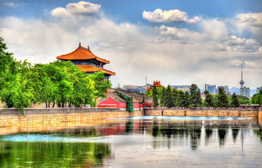 Poster - Moat around the Forbidden City - Beijing