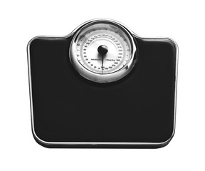 Wall Mural - weight scale isolated on white