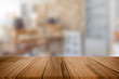 © snowing12 - Selected focus empty brown wooden table and space of Coffee shop