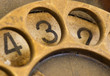 Close up of Vintage phone dial - 3