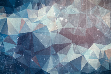 Iced abstract background - winter ice illustration