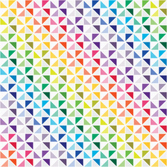 Seamless vector background with colorful triangles