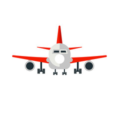 Poster - Plane Front View Icon