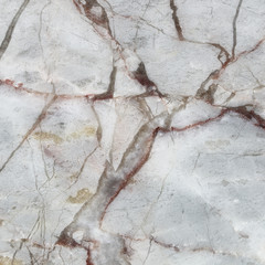 Poster - grey and white marble texture for pattern and background