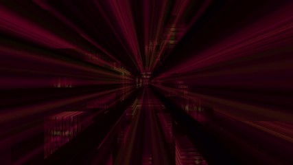 Wall Mural - data storm 0605: traveling through a maze of streaming high energy light streaks (loop).