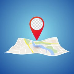 Poster - Gps navigation vector concept.