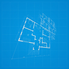 Wall Mural - architectural background. vector.