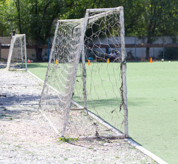 Gate on a football field