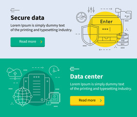 Sticker - Datacenter Banner Set