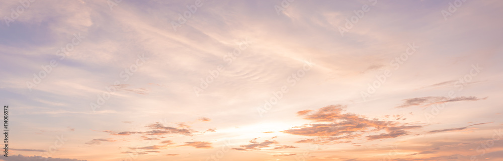 panorama sunset sky - obrazy, fototapety, plakaty 