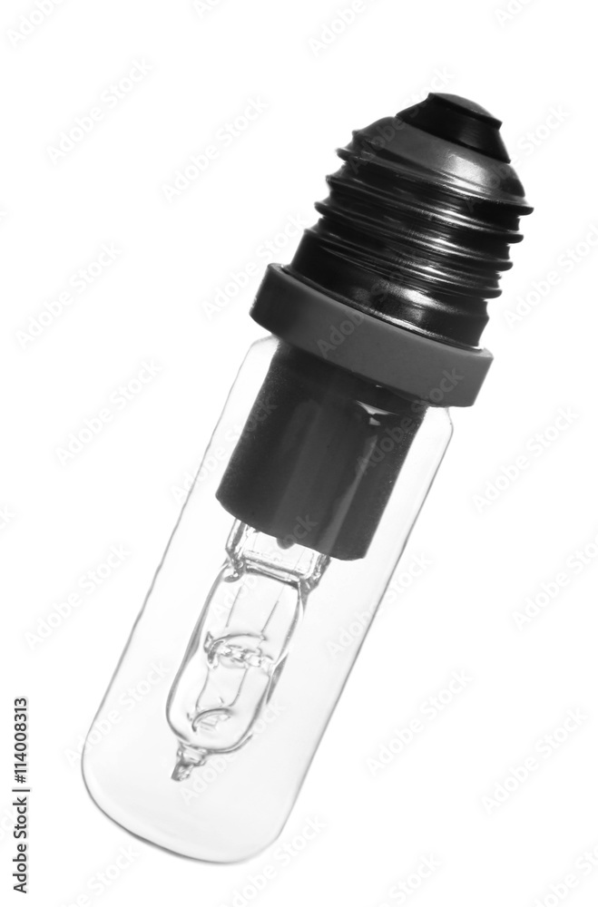 Light bulb, isolated on white