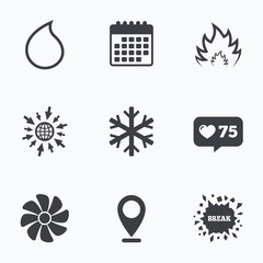 Poster - HVAC. Heating, ventilating and air conditioning.