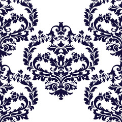  Vector floral luxury ornament pattern element. Stylized peonies flower Elegant luxury texture for textile, fabrics or wallpapers backgrounds. Blue color