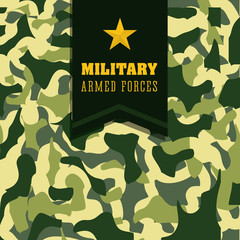 Wall Mural - Army design illustration