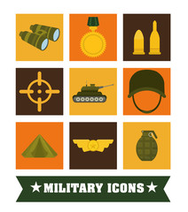 Wall Mural - Army design illustration