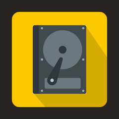 Poster - HDD icon in flat style