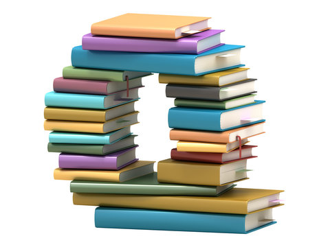 font design of the books
