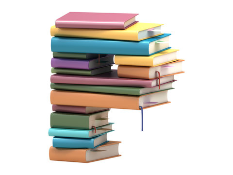 font design of the books
